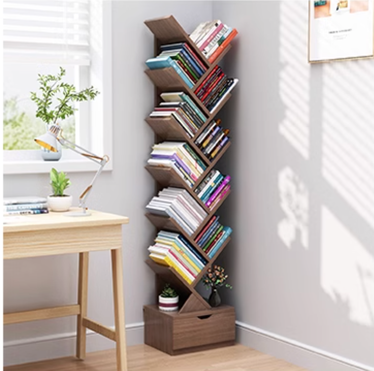 Large,Extra Large 12 Tier 14 Tier Tree Style BookShelf