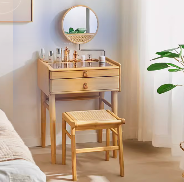 Bamboo Make-Up Table